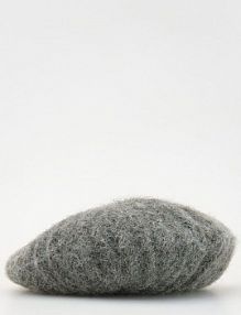 Beret z domieszką wełny Reserved szary 964BC-90X