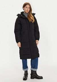 Kurtka puchowa JDY czarna damska Płaszcz zimowy