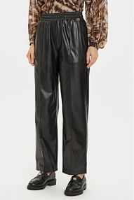 Spodnie skórzane Liu Jo czarna WF4153 E0392  Regular Fit