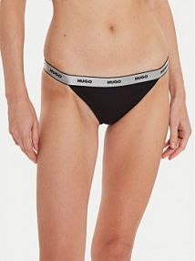 Stringi HUGO czarne Komplet 3 par stringów