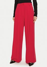 Spodnie eleganckie Imperial czerwone damskie Palazzo