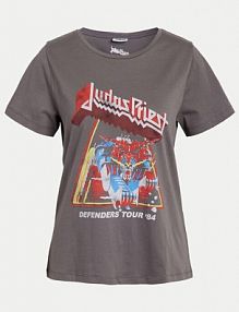 T-shirt Noisy May szary damski 