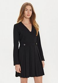 Sukienka codzienna TWINSET czarna 242TT2171  Loose Fit