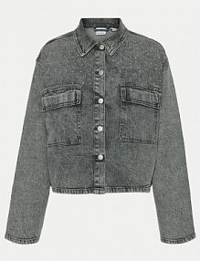 Kurtka jeansowe Vero Moda szara damska Jeansowa