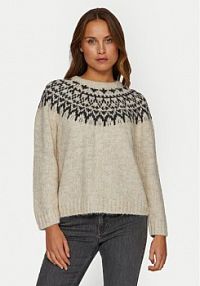 Sweter Vila beżowy damski 