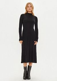 Sukienka dzianinowa MAX&Co. czarna 