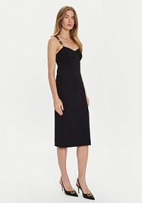 Sukienka koktajlowa TWINSET czarna 242TP3181  Slim Fit