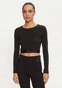 Bluzka Calvin Klein Underwear czarna damska 