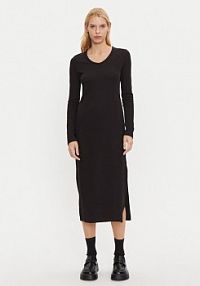 Sukienka dzianinowa Calvin Klein Jeans czarna 