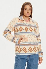 Bluza z polaru Roxy beżowa damska Polar