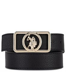 Pasek U.S. Polo Assn. czarny damski 