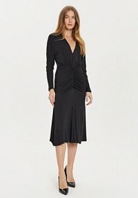 Sukienka dzianinowa PINKO czarna 