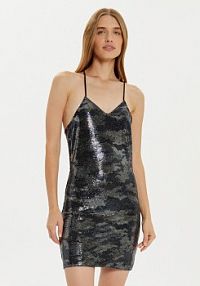 Sukienka koktajlowa Noisy May czarna 
