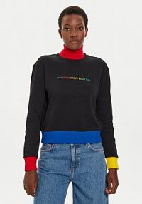 Bluza przez głowę United Colors Of Benetton czarna 