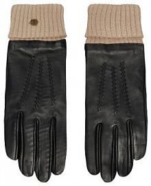 Rękawiczki skórzane EMU Australia czarne Damskie