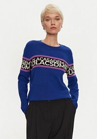 Sweter LOLA CASADEMUNT niebieski damski 