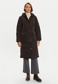 Kurtka puchowa Wrangler brązowa damska Płaszcz zimowy