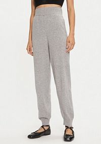 Spodnie eleganckie PINKO szare damskie Materiałowe 104316 A271  Regular Fit