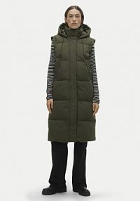 Kurtka puchowa Vero Moda szara damska Płaszcz zimowy