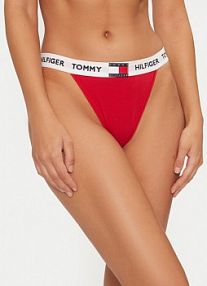 Figi Tommy Hilfiger czerwone Klasyczne