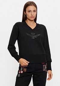 Bluza przez głowę Aeronautica Militare czarna 