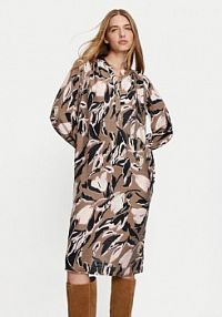 Sukienka codzienna Fransa brązowa 