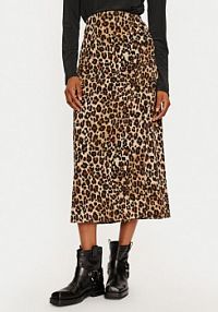 Spódnica Vero Moda brązowa Midi