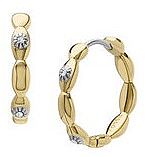 Kolczyki Fossil złote 