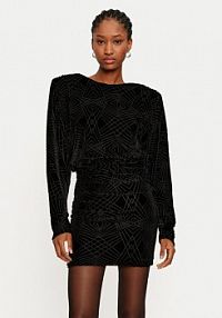 Sukienka koktajlowa PINKO czarna 