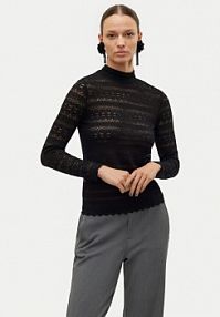 Bluzka Vero Moda czarna damska 