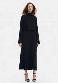 Sukienka dzianinowa Desigual czarna Komplet sweter i