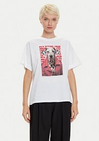 T-shirt Imperial biały damski 