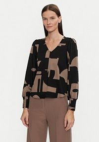 Bluzka Fransa brązowa damska 