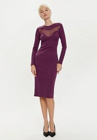 Sukienka koktajlowa PINKO czerwona 