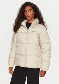 Kurtka puchowa Columbia beżowa damska Zimowa
