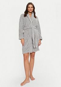 Szlafrok Selmark niebieski damski 