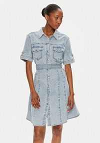 Sukienka jeansowa Morgan niebieska 