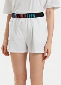 Szorty Calvin Klein Underwear białe damskie Materiałowe