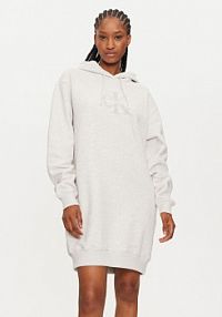 Sukienka dzianinowa Calvin Klein Jeans szara 