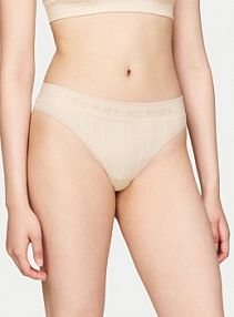 Stringi Tommy Hilfiger beżowe 