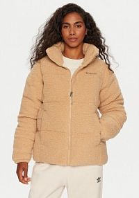 Kurtka puchowa Columbia beżowa damska Zimowa
