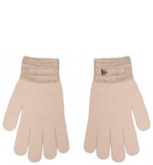 Rękawiczki Guess różowe damskie Damskie