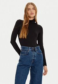 Bluzka Vero Moda czarna damska Golf