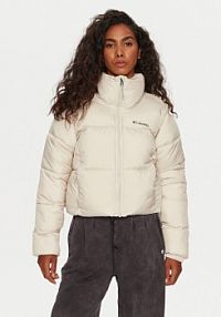 Kurtka puchowa Columbia beżowa damska Zimowa