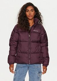Kurtka puchowa Columbia fioletowa damska Zimowa