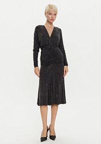 Sukienka koktajlowa PINKO czarna 