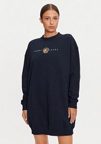 Sukienka dzianinowa Tommy Jeans granatowa 