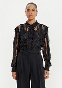 Koszula ACCESS FASHION czarna damska 