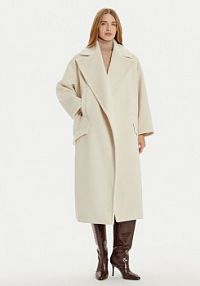 Płaszcz Imperial beżowy damski Zimowy
