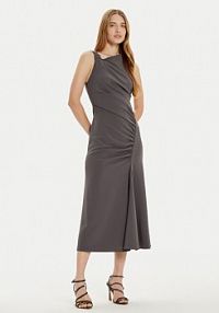Sukienka koktajlowa Imperial szara 